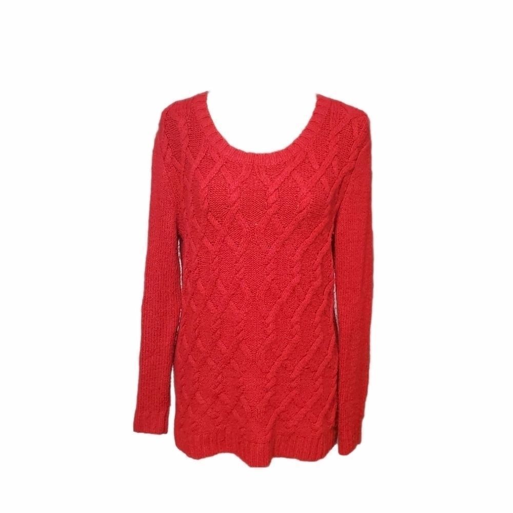 Tommy Hilfiger Red Knit Sweater